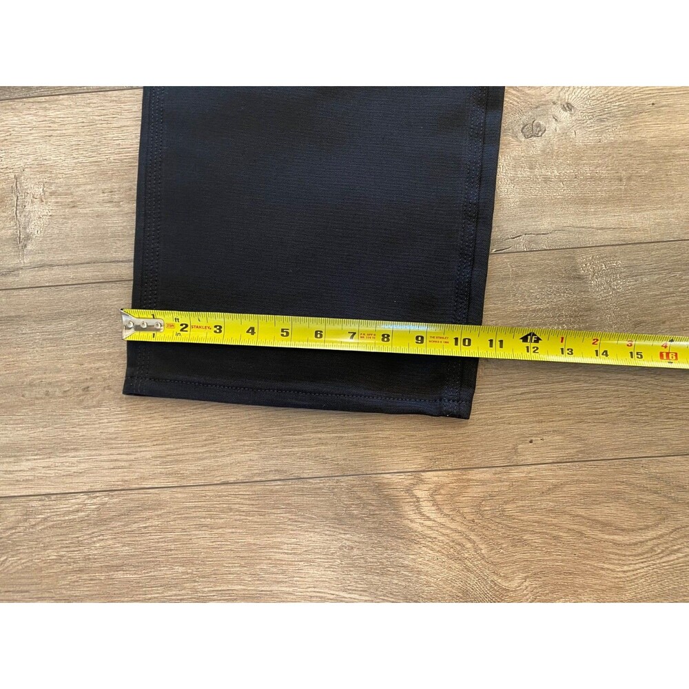 Carhartt B-01 Mens 42x32 Duck Double-Front Knee Black Work Dungaree Pants - Picture 9 of 11